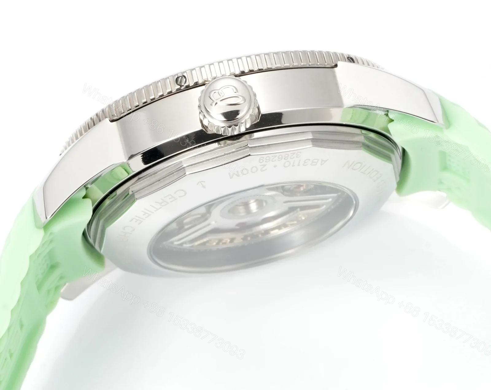 View 6 of Breitling Superocean Heritage B31 Automatic 36 Stainless Steel Green Dial Rubber A10390361L1S1