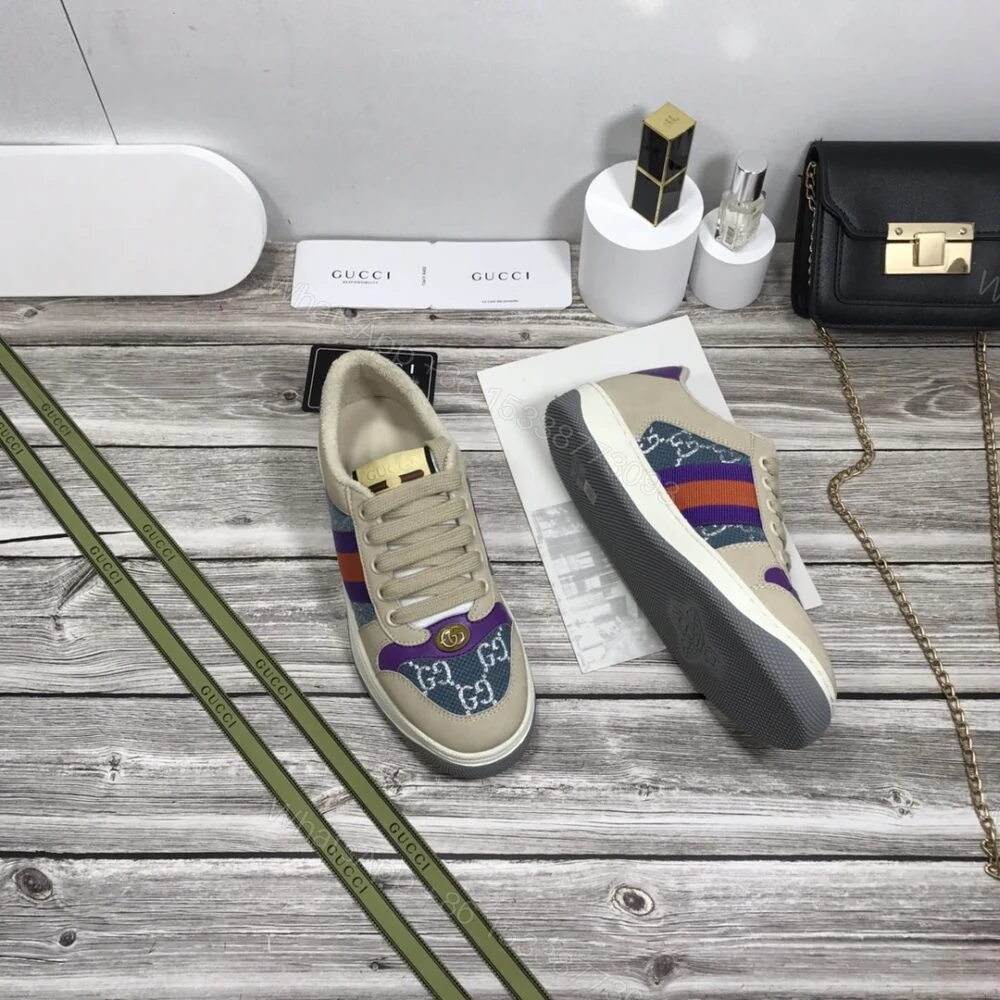 View 8 of Gucci WMNS Screener Blue GG Lamé 577684 2C830 4690