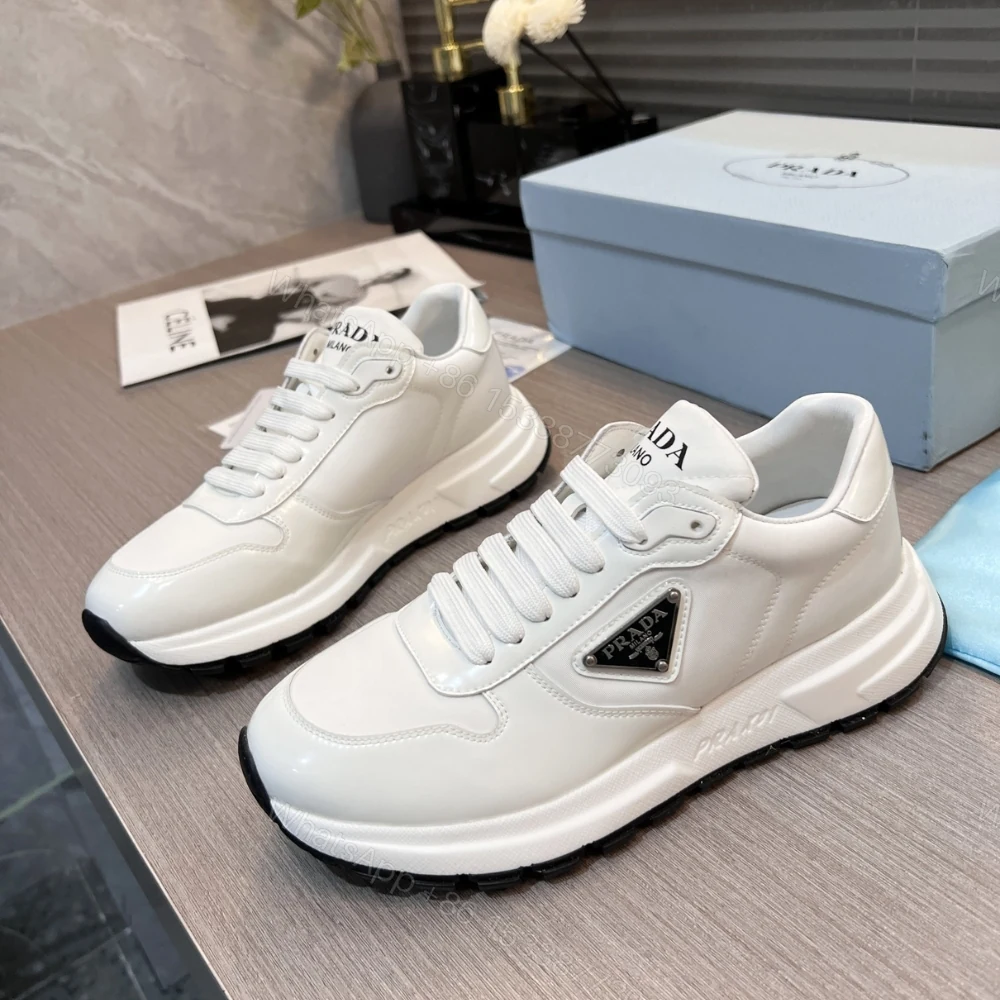 View 3 of Prada Re Nylon Sneaker White 1E804M 3LFV F0964
