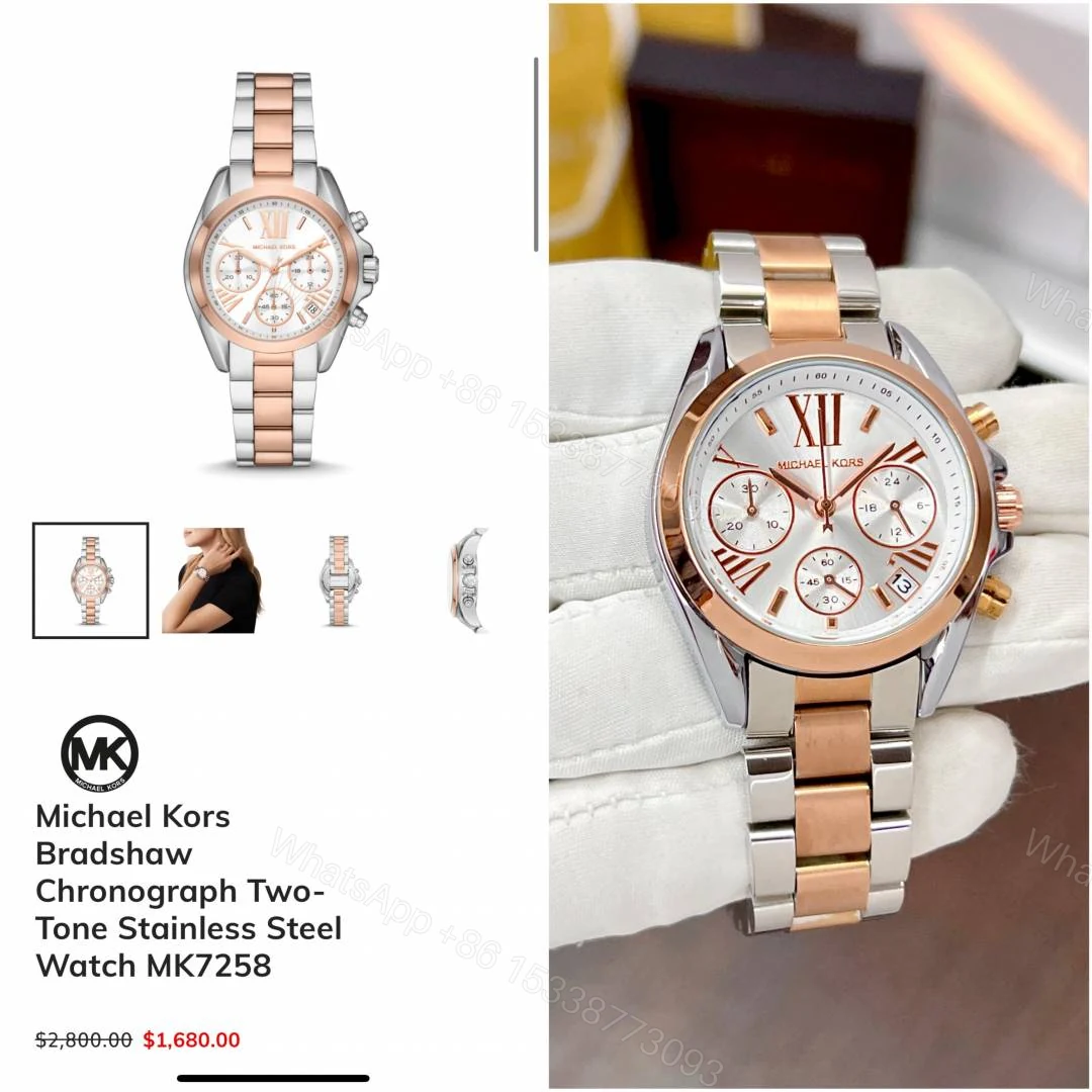 View 2 of First Copy Michael Kors Bradshaw Chronograph Watch