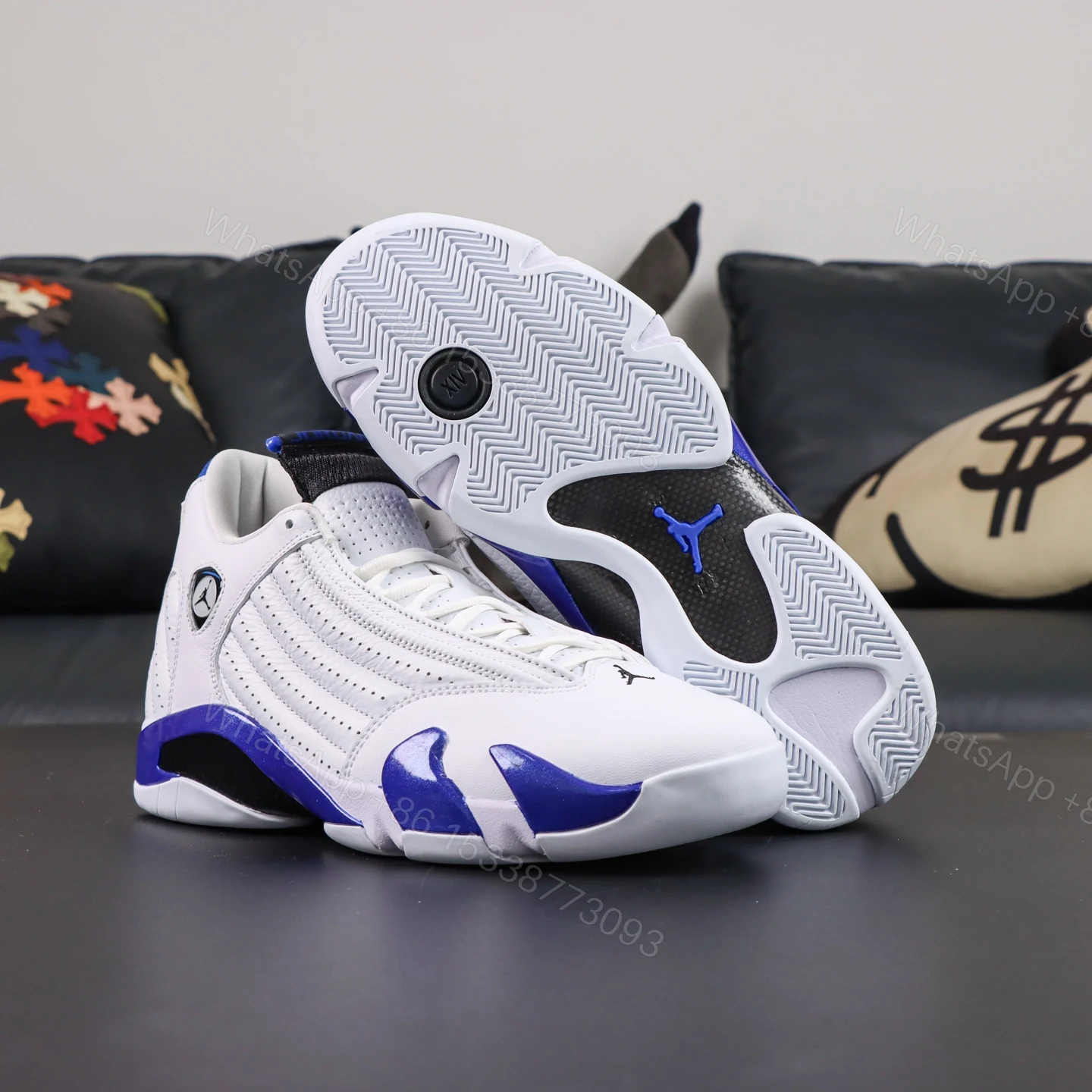 View 3 of Air Jordan 14 Retro Hyper Royal