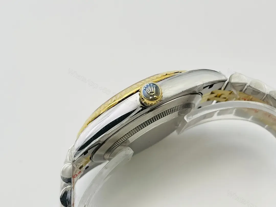 View 4 of Fake Rolex Datejust Champagne Diamond Best Jubilee Bracelet 41MM 126333-0010