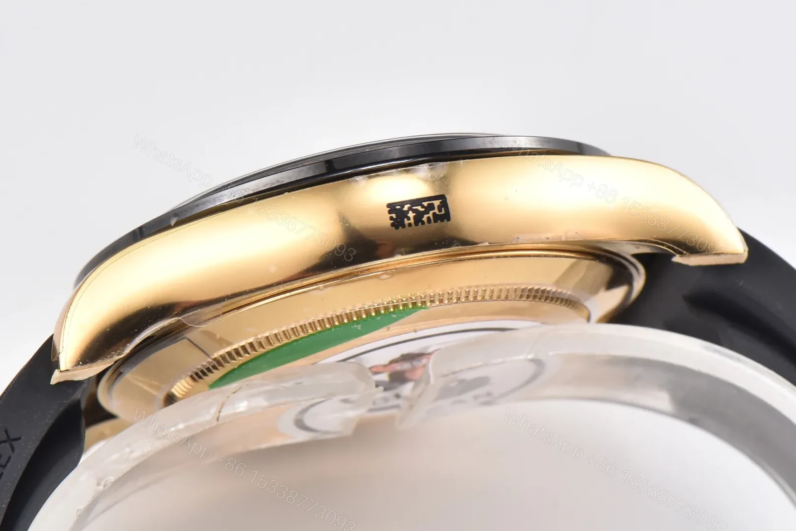 View 4 of EW Factory Clean Factory CLEAN Rolex Daytona Gold Black Rubber Strap