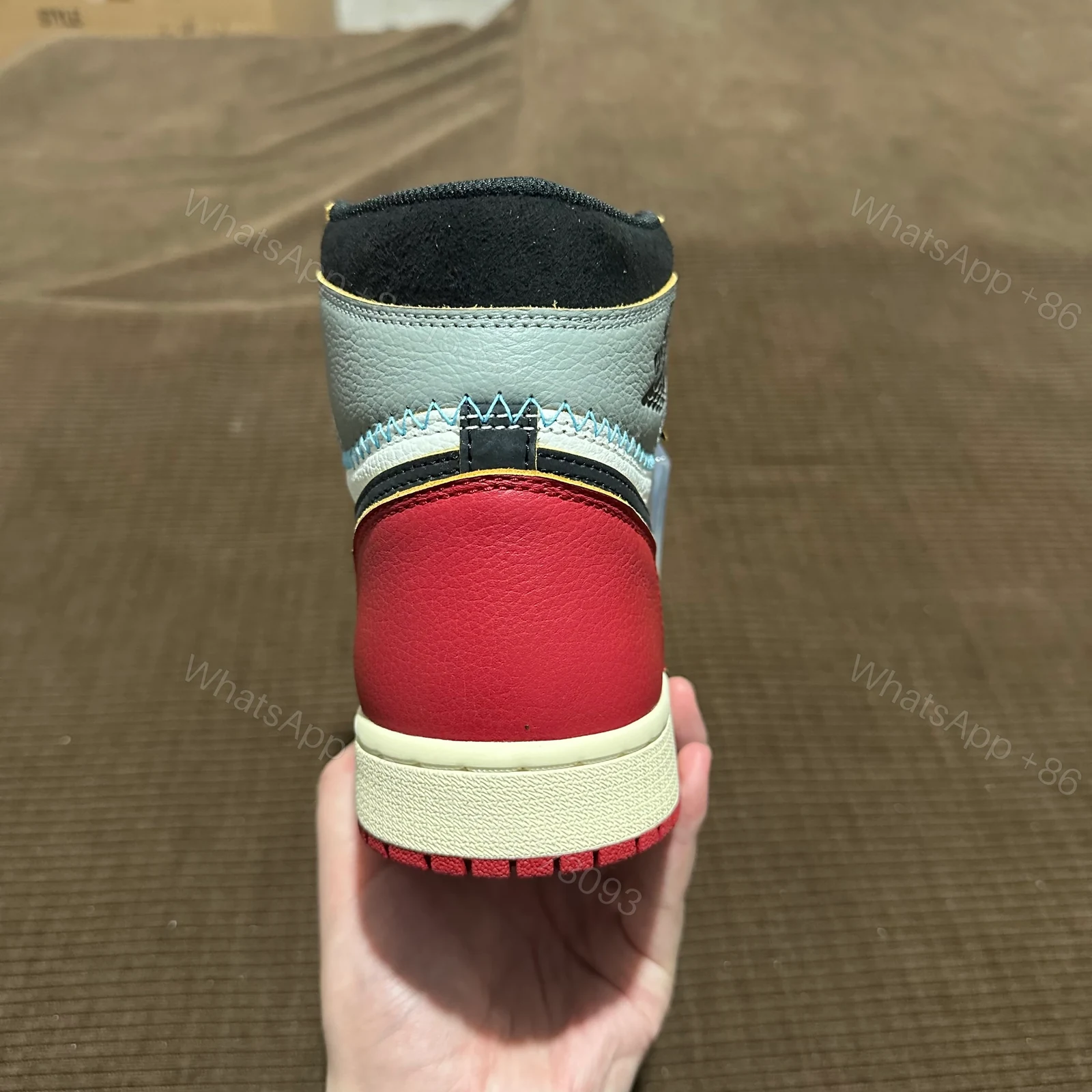 View 5 of Jordan 1 Retro High OG SP Union LA Chicago Shadow