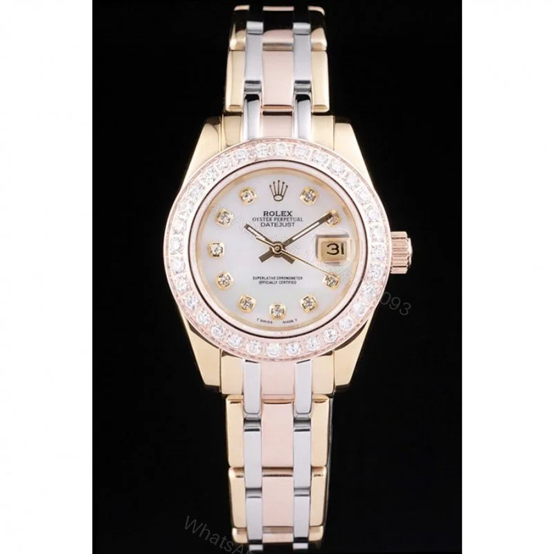 View 2 of Replica Rolex Datejust White Dial RL42 28 mm