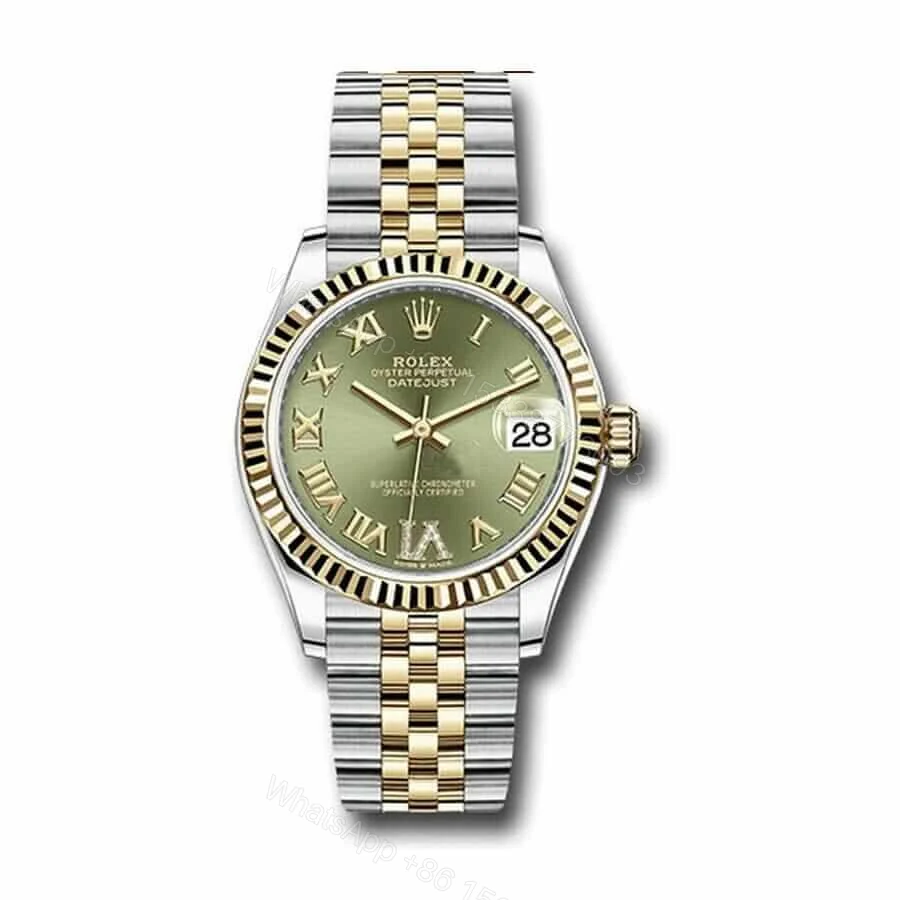 Rolex Datejust 41 126334 Super Clone: Steel Green Dial Jubilee 41mm — view 1