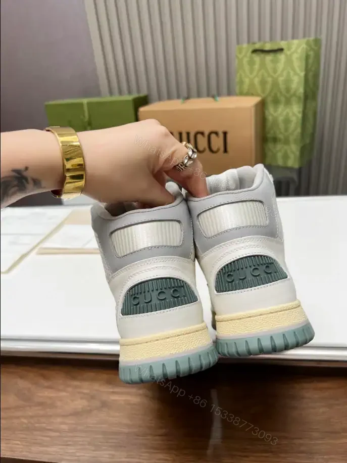 View 4 of WOMEN’S HIGH TOP DISTRESSED EFFECT SNEAKER – GC192