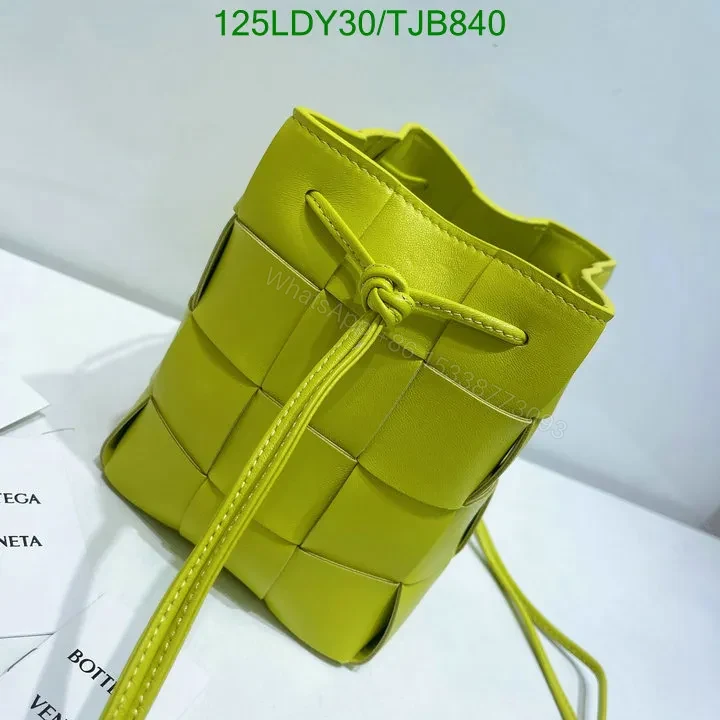 View 54 of Bottega Veneta Small Cross-Body Bucket Bag in Red BVF4722