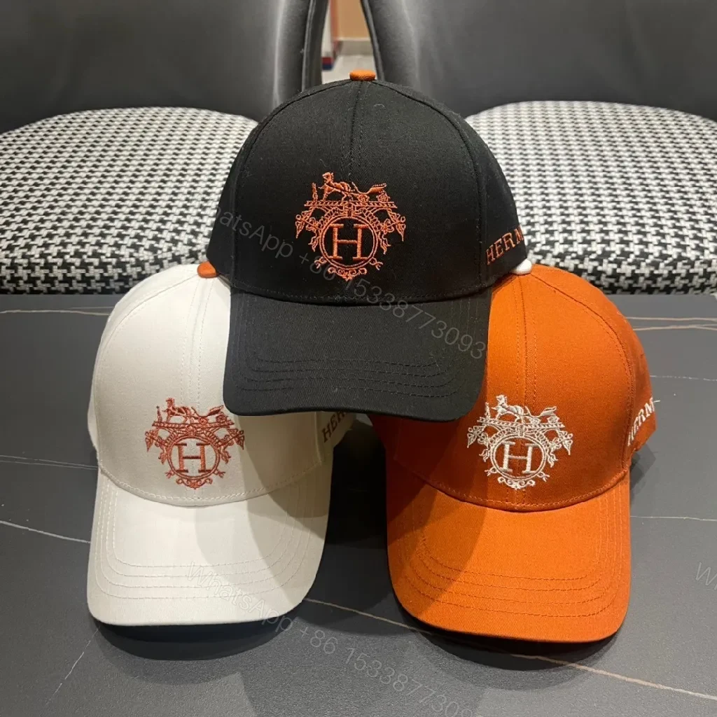 View 5 of White Cap with Red Crest – Structured Everyday Luxury Cap