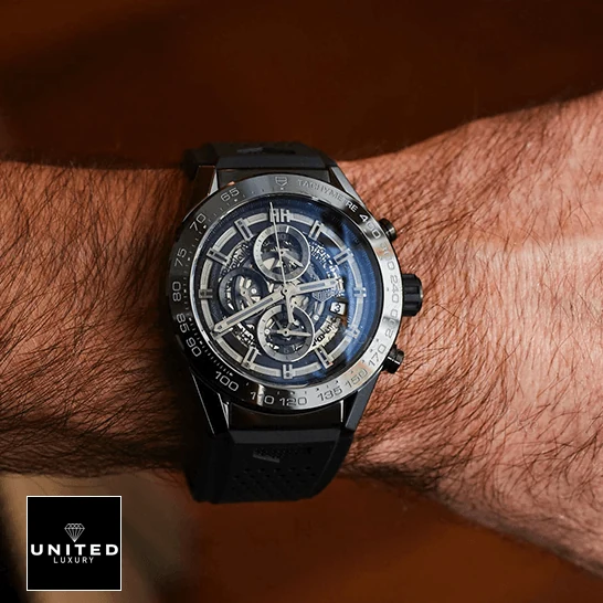 View 6 of Tag Heuer Carrera Full Black Replica