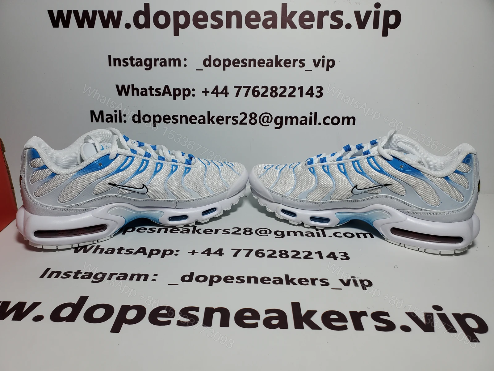 View 2 of Nike Air Max Tn White And Blue Sky