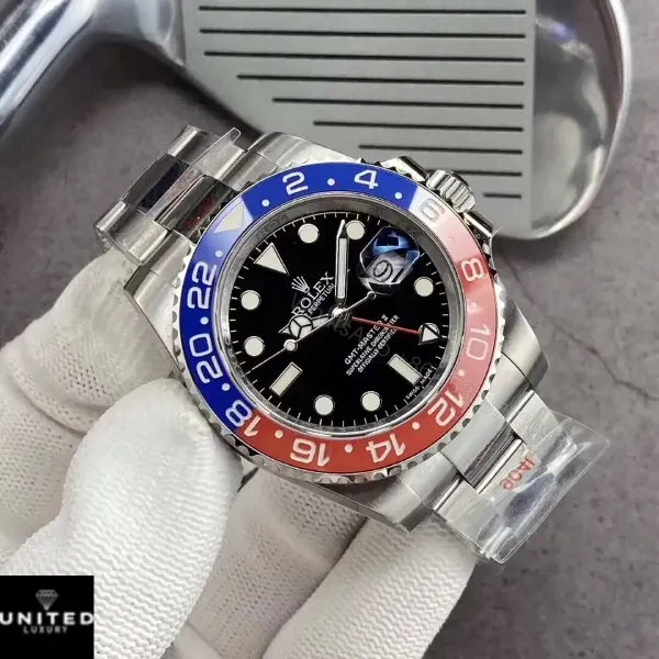 View 3 of Rolex GMT-Master II 126710BLRO Super Clone : Pepsi Steel 40mm Oyster