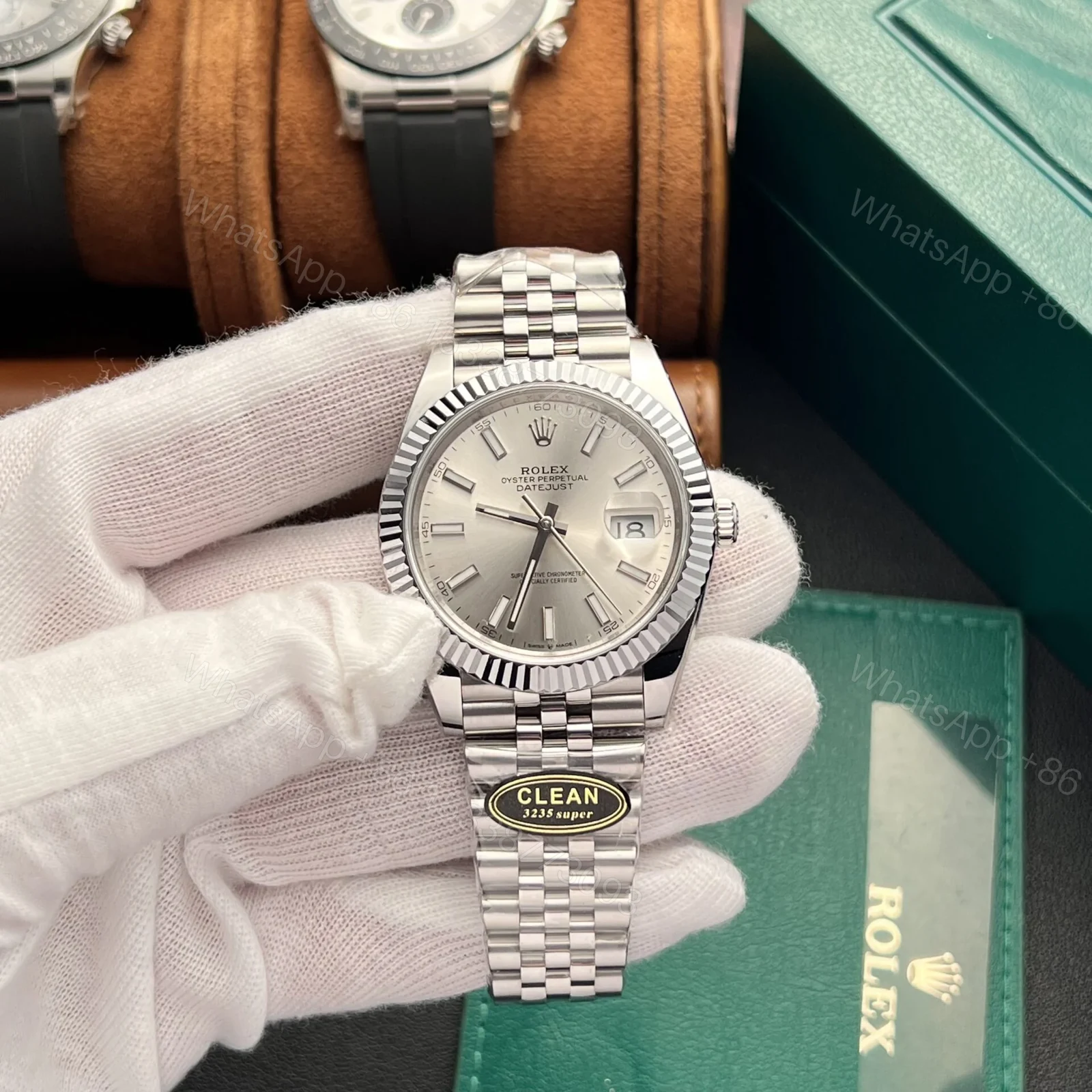 View 2 of Rolex Datejust Silver Dial 126334-0004 41 mm