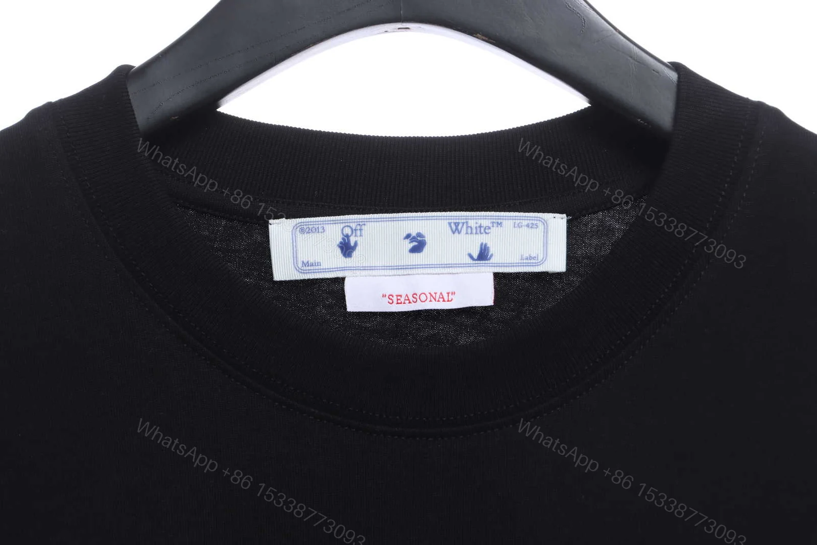View 8 of Off-White Classical Religious Oil Painting T-Shirt