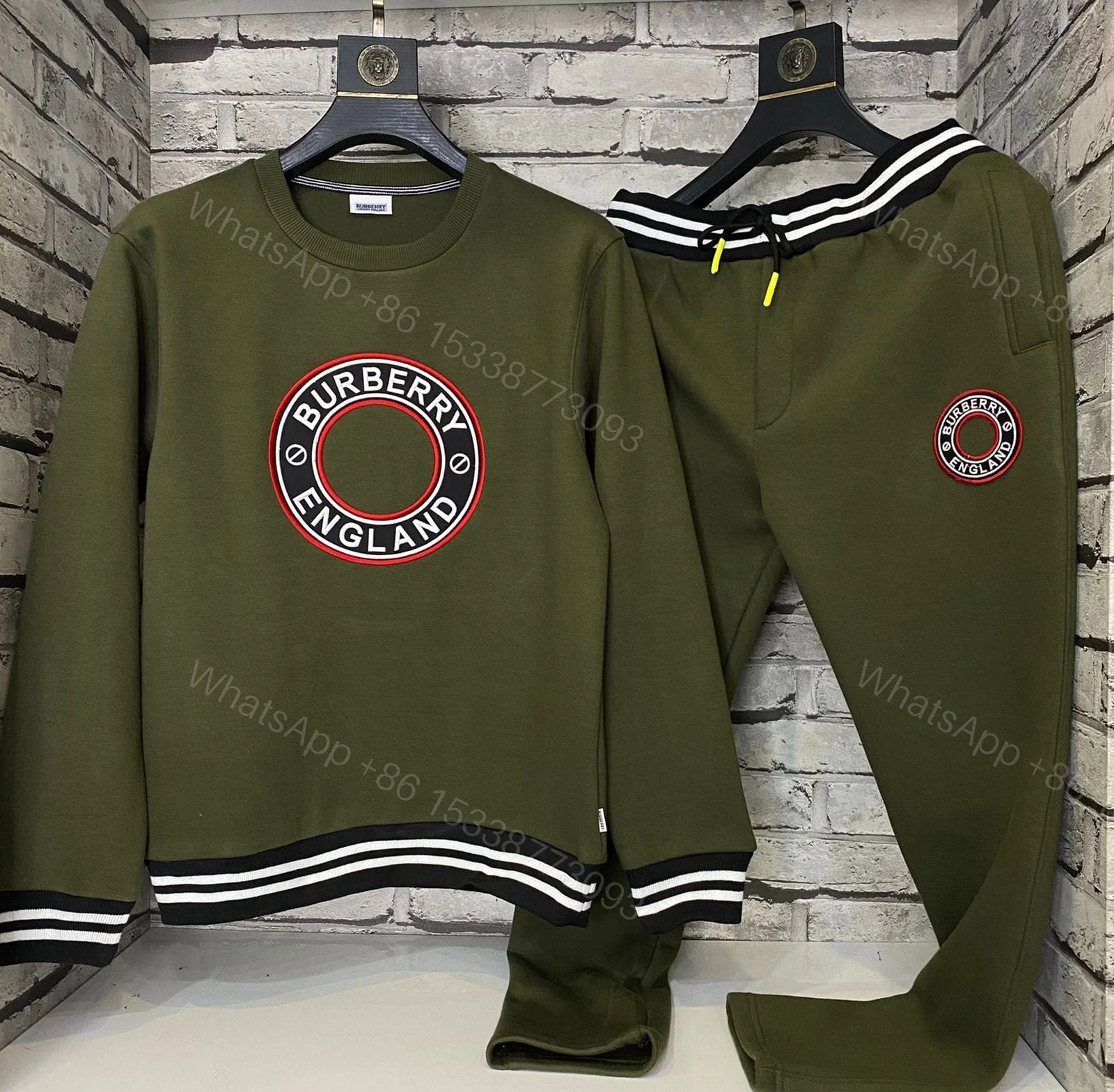 View 9 of FIRST COPY BURBERRY PREMIUM ROUND NECK TRACKSUIT