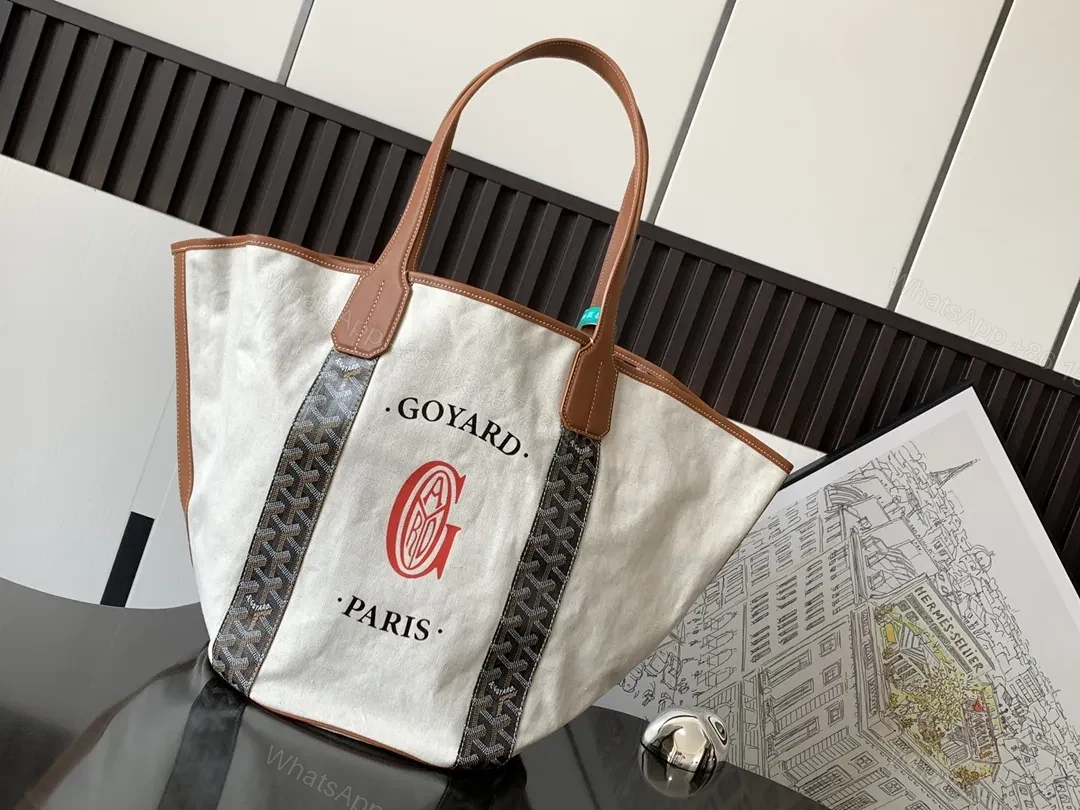 Canvas-Trim Tote: Signature Pattern, Everyday Utility — view 1