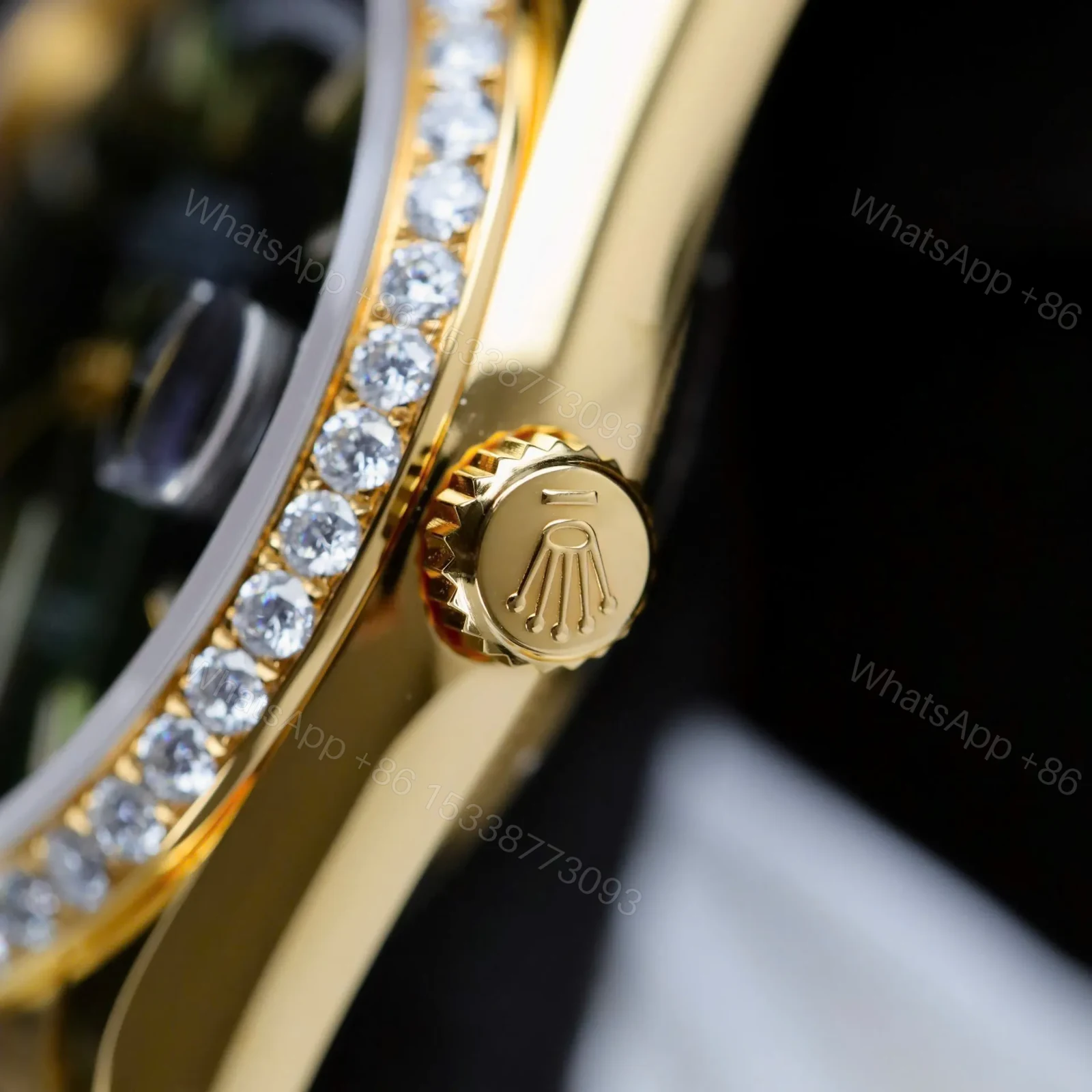 View 8 of Superclone Rolex Day-Date Bright Green Diamond Dial 128398tbr-0035 36 mm