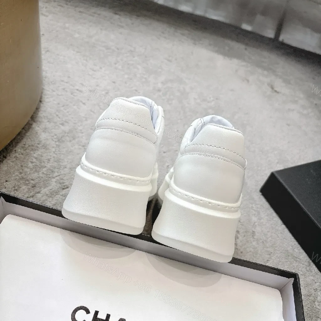 View 2 of Minimalist-Chic White Trainers: Structured, Comfort, Luxe-Ready Sneakers