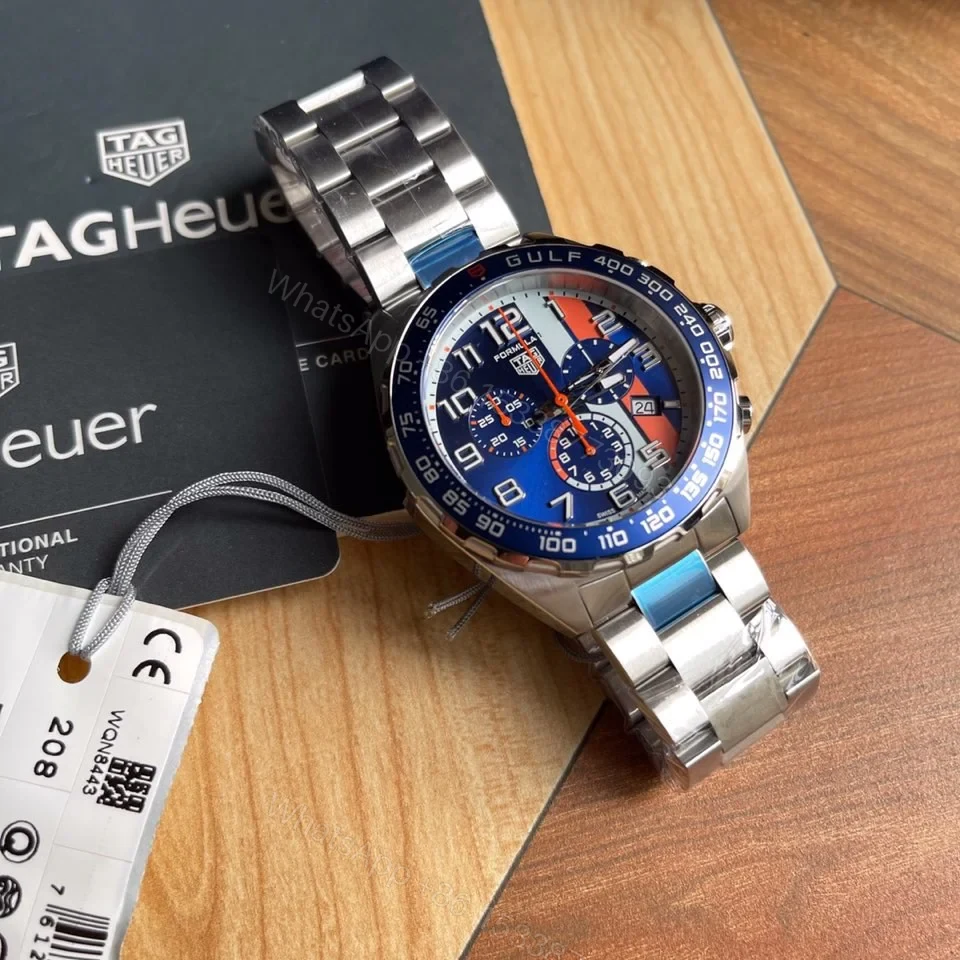 View 6 of TAG Heuer Formula 1 Chronograph Quartz 43 Stainless Steel CalfAlcantara CAZ101N.FC8243