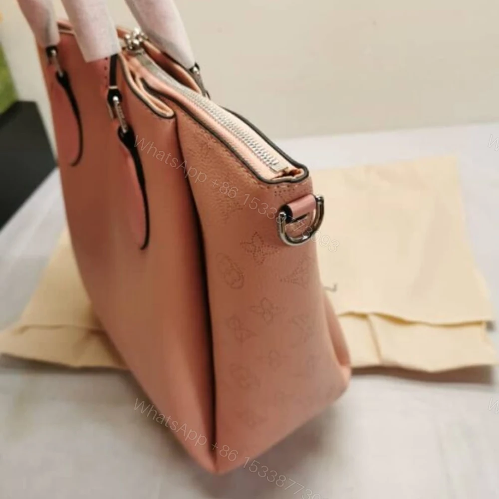 View 3 of Louis Vuitton Haumea Mahina Magnolia Pink Bag 30Cm M55030