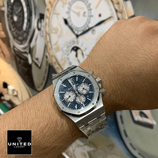 View 12 of Audemars Piguet Royal Oak Chronograph 26331ST.OO.1220ST.01 Replica