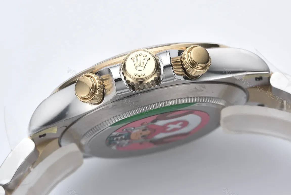 View 9 of WF Factory Clean Factory Clean Rolex Two-Tone Champagne Daytona Watch