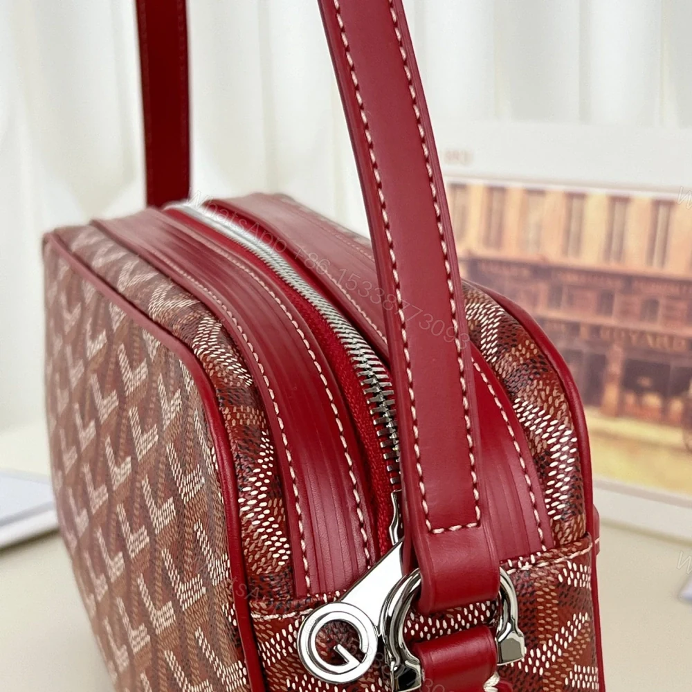 View 7 of 高仿Goyard*CAPVEP10相機郵差包紅色小號免檢版