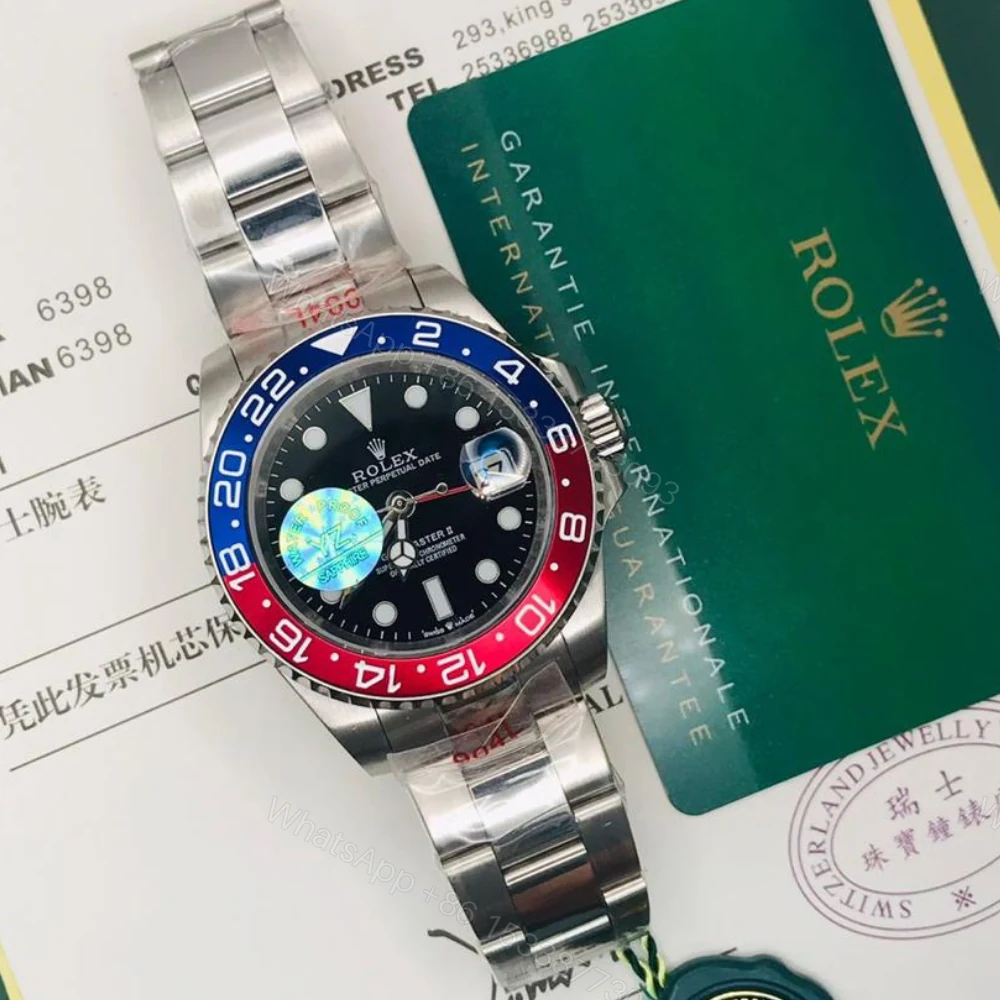 View 2 of Rolex GMT Master II Pepsi Oyster Stainless Steel Watch