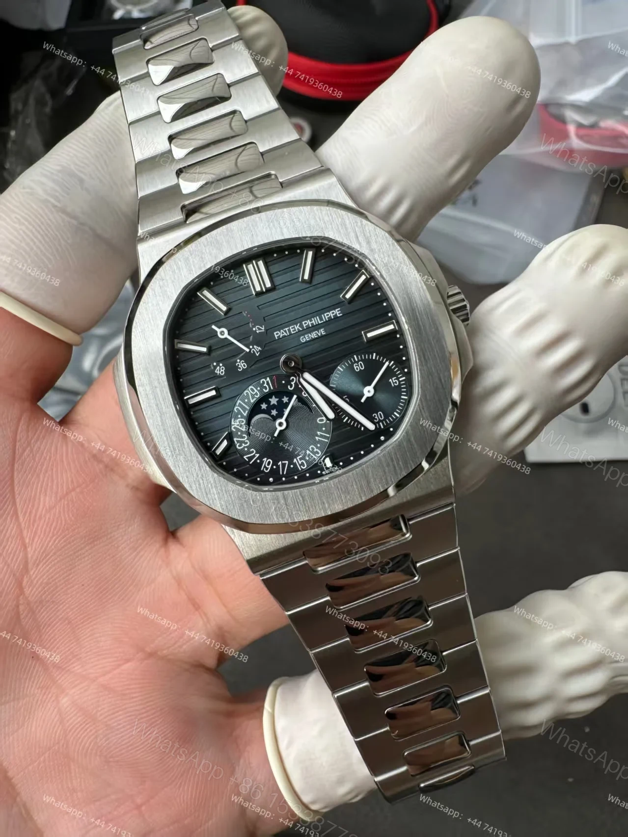 View 3 of Patek Philippe Super Clone Nautilus 5712/1A-001 Moon Phase 40MM