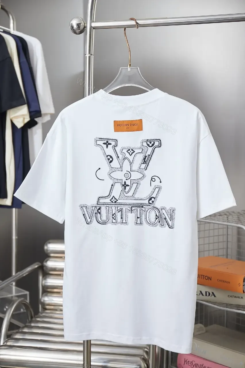 View 7 of Minimalist Luxe Tee with Subtle Crest – White Cotton Tee