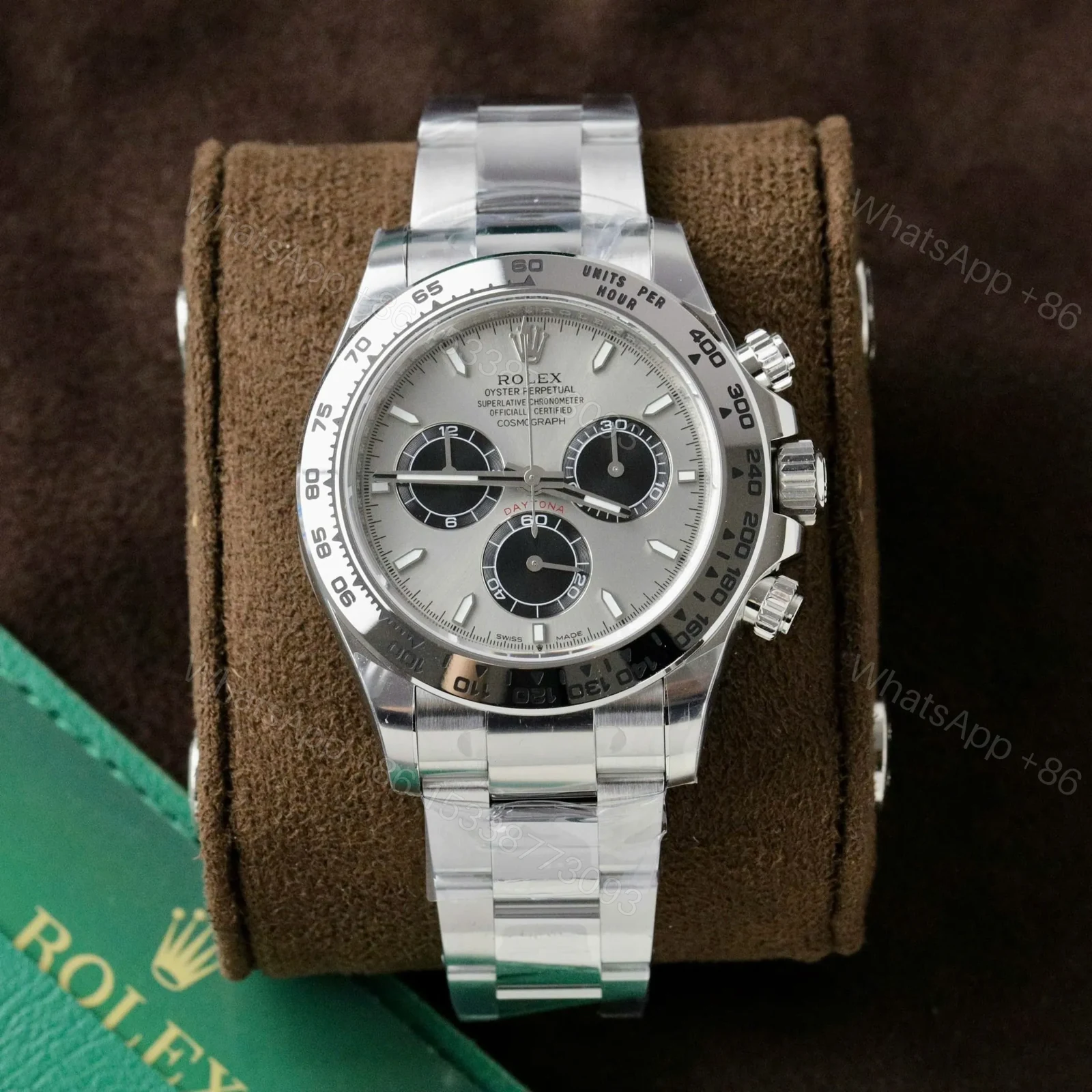 View 2 of Superclone Rolex Daytona Silver Dial 116509