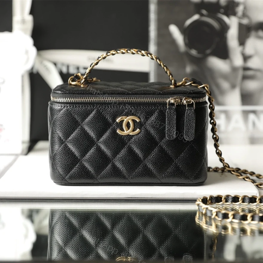 高仿奢侈品Chanel22S黑金化妝包免檢版 — view 1