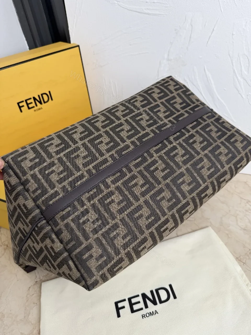 View 3 of Monogram Tote: Luxe Everyday Carry-All with Signature Pattern