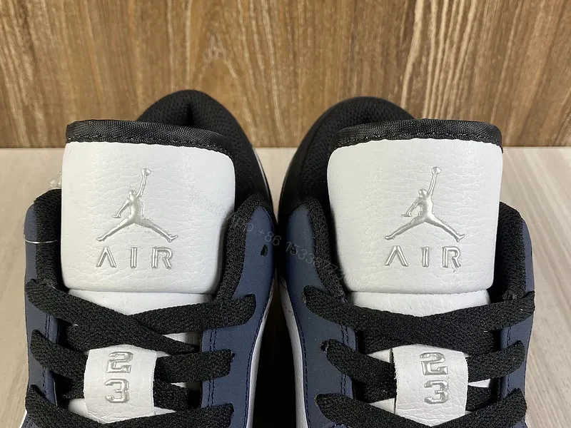 View 10 of Premium Blue-White Leather Sneakers: Designer-Style Comfort