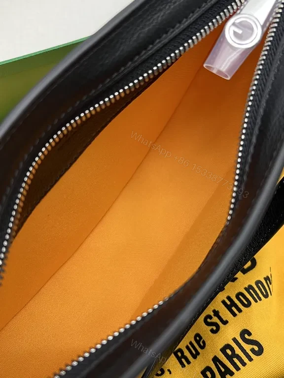 View 8 of Patterned Monogram Crossbody Bag - Luxe Canvas & Leather, Modern Classic