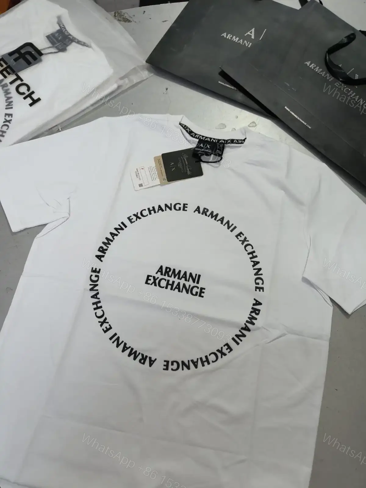 View 6 of BUY FIRST COPY ARMANI EXCHANGE SUMMER IMPORTED POLO T-SHIRTS