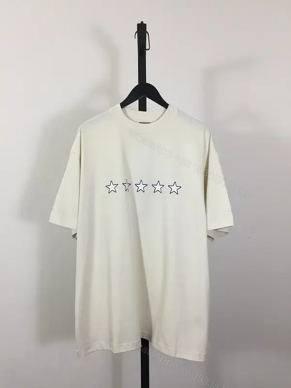 Off-White Star-Accented Relaxed Cotton Tee — view 1