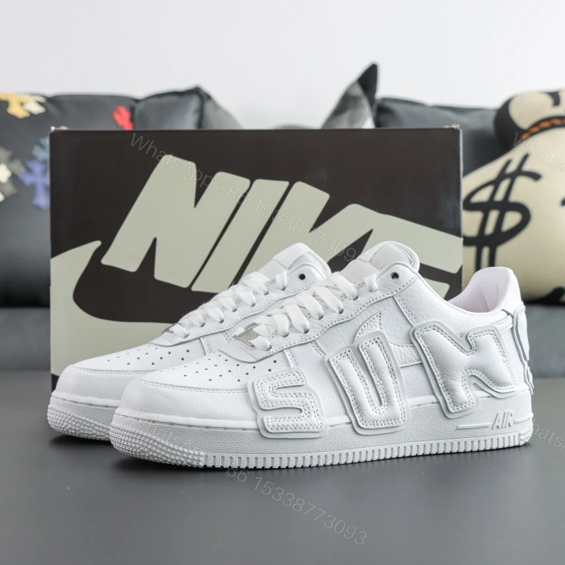 Nike Air Force 1 Low Cactus Plant Flea Market White Reps(2024) — view 2
