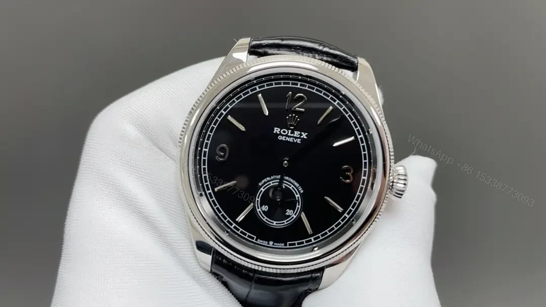 View 3 of Rolex Perpetual 1908 39 White Gold Black Dial 52509-0002