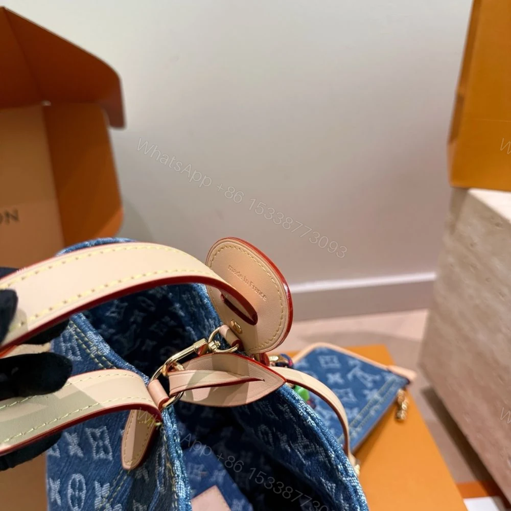 View 6 of Louis Vuitton All In BB Blue Denim 18cm M28107