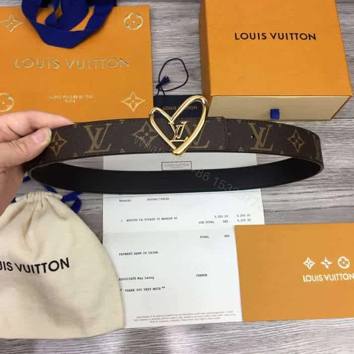 View 7 of LOUIS VUITTON HEART BELT – B175