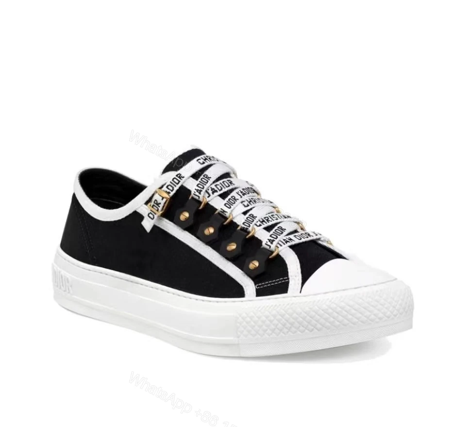 View 3 of Dior Walk'N'Dior Low Top Black Canvas KCK177CVA_S12X