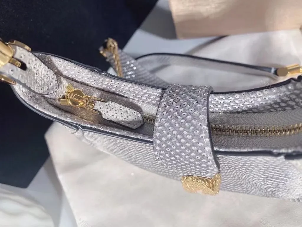 View 6 of Crescent Crystal Couture Handbag: Jewelry-Grade Sparkle