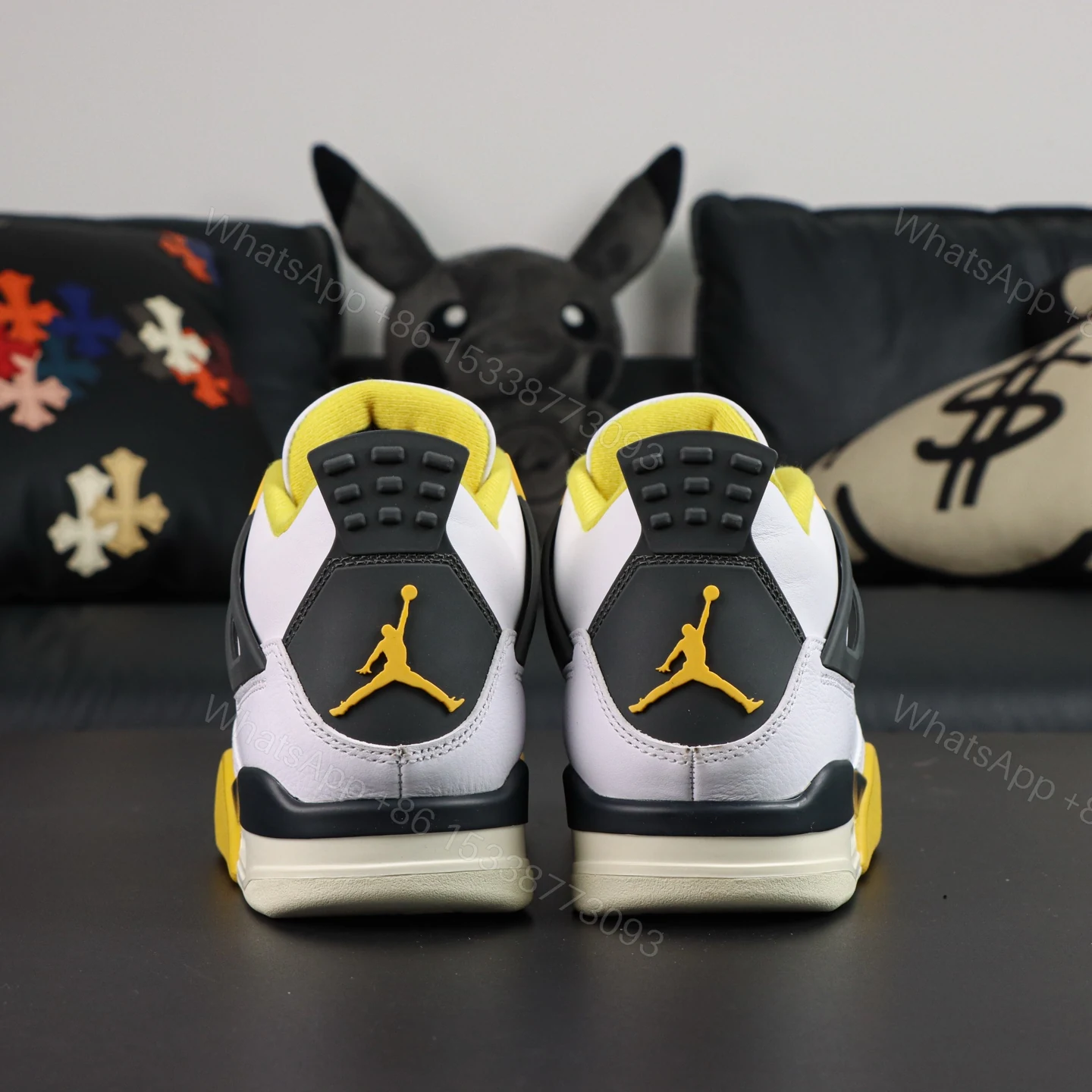 View 6 of Air Jordan 4 Retro Vivid Sulfur Reps