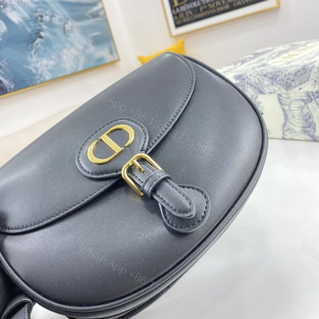 View 3 of Dior Medium Dior Bobby Bag Black Box Calfski