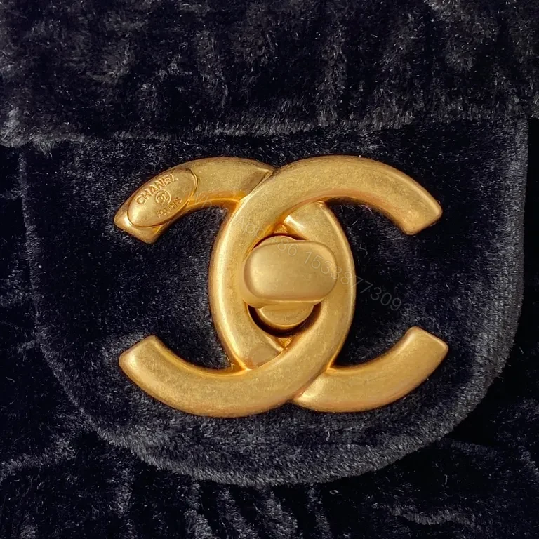 View 5 of Velvet Chanel-Inspired Crossbody Bag: Lux, Textured Verve