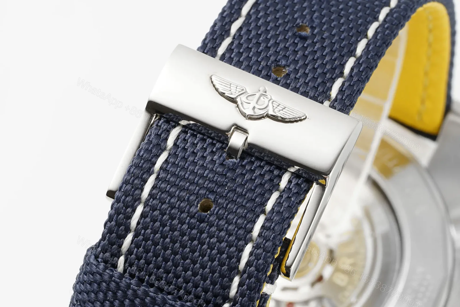 View 6 of Breitling Avenger B01 Chronograph 45 Stainless Steel Blue Dial Black Strap – Folding AB01821A1C1X2