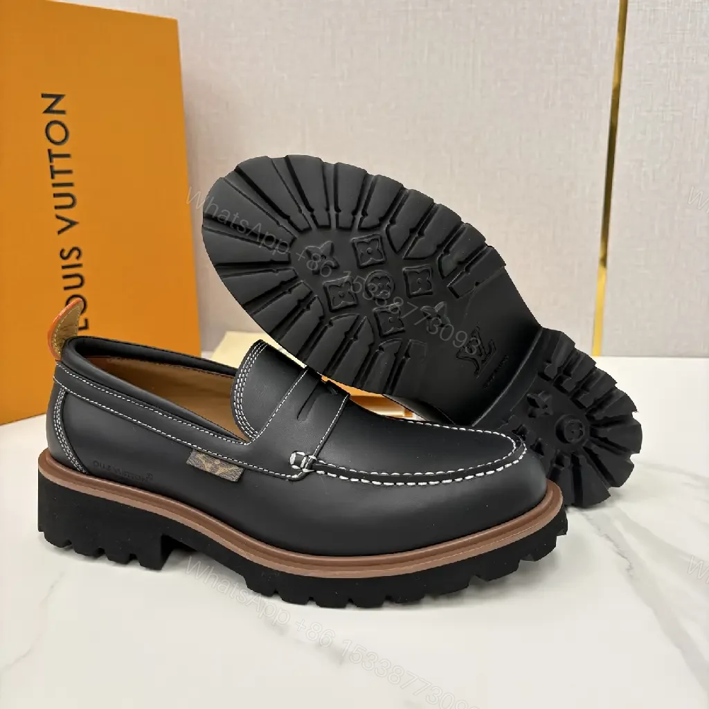 View 3 of Lux-Refined Slip-Ons: Leather, Lugged Sole, Everyday Luxury