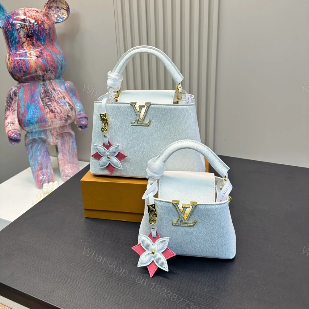View 2 of Louis Vuitton Capucines Mini Bag Snow White 20Cm M21416