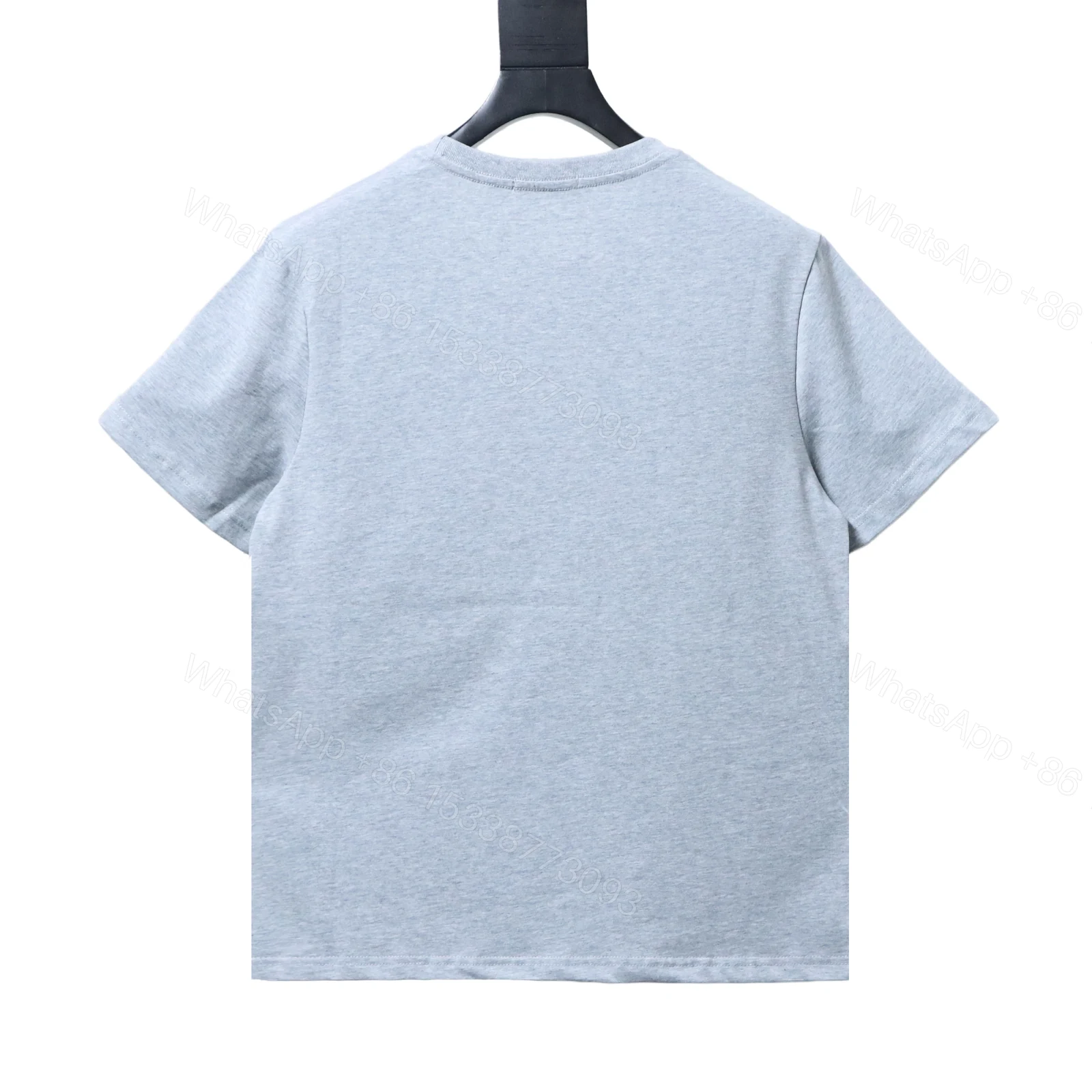 Polo Ralph Lauren Small horse with round-neck short-sleeved shirt gray — view 2